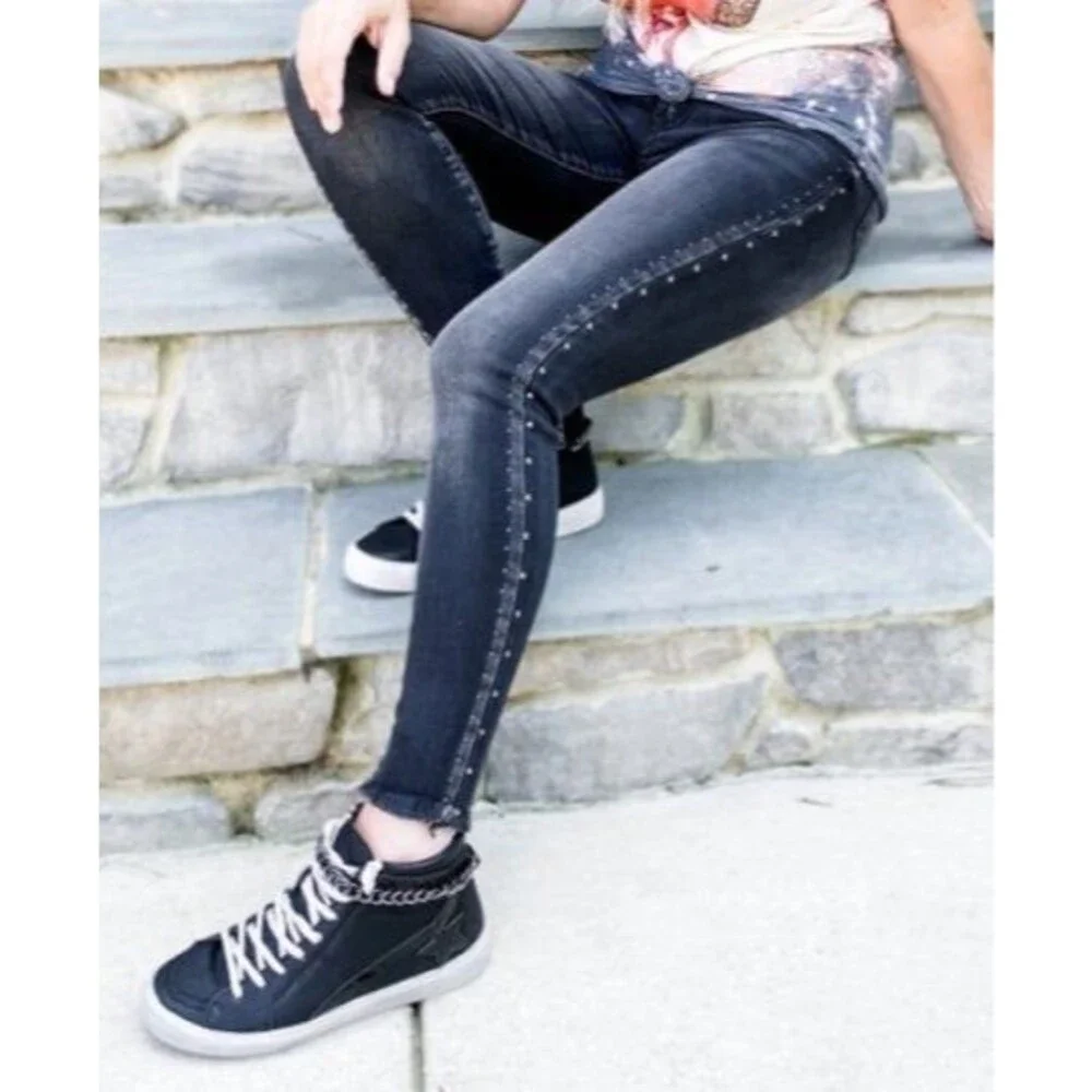 Kancan jeans KanCan skinny jeans stretchy denim jeans womens 3/25 skinnies NEW